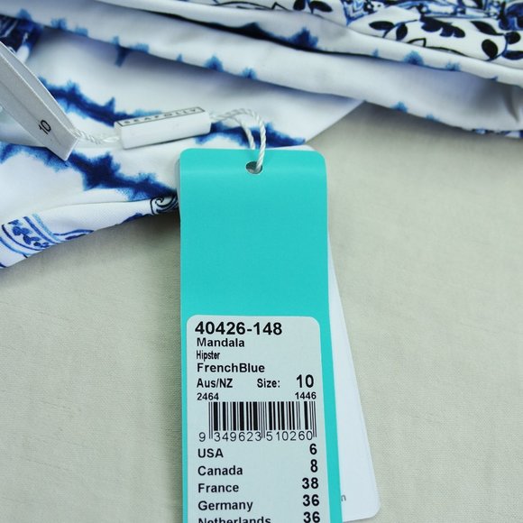 Seafolly Mandala Hipster Bikini Bottom 4 6 8 12 - Picture 12 of 16